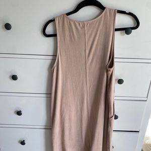 Z supply suede blush dress